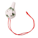 Professional Ocarina 6 Holes Flute Porcelain Ceramic Alto C Musical Instrument
