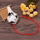 Professional Ocarina 6 Holes Flute Porcelain Ceramic Alto C Musical Instrument