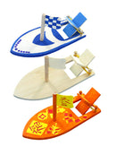 DIY Wood Sailboat Rubber Band Paddle Boat, Make Your Own Wood Sailboat Craft Kit