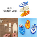 DIY Wood Sailboat Rubber Band Paddle Boat, Make Your Own Wood Sailboat Craft Kit