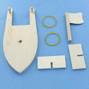 DIY Wood Sailboat Rubber Band Paddle Boat, Make Your Own Wood Sailboat Craft Kit