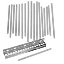 1 Set DIY 17 Steel Keys with Bridge Saddle for Kalimba Mbira Thumb Piano