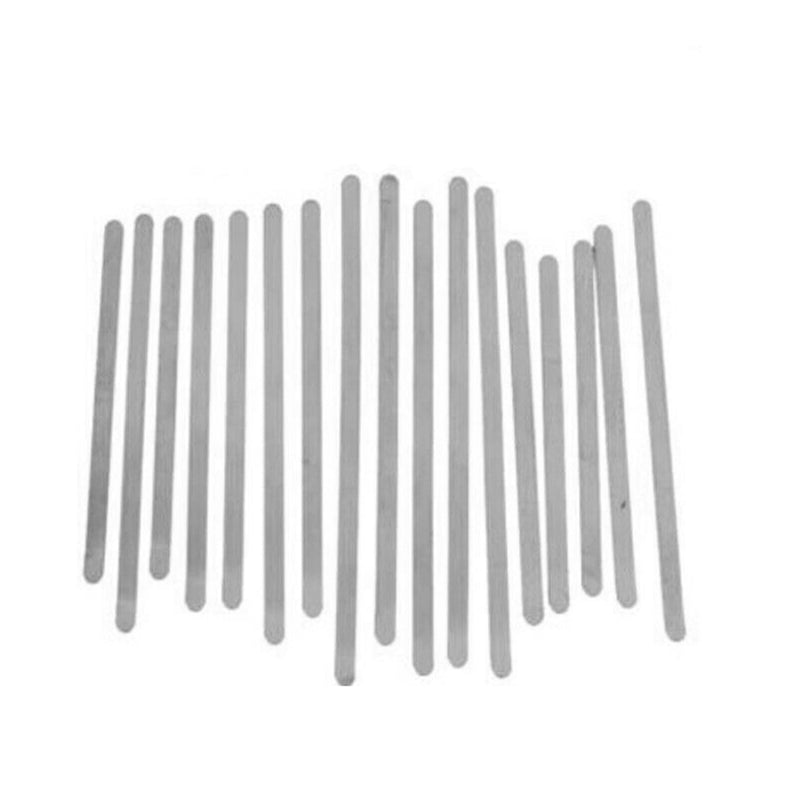 1 Set DIY 17 Steel Keys with Bridge Saddle for Kalimba Mbira Thumb Piano