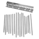 1 Set DIY 17 Steel Keys with Bridge Saddle for Kalimba Mbira Thumb Piano