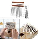 Kalimba 17 Keys Thumb Piano Mbira With Gig Bag Tuner Hammer Walnut Wood