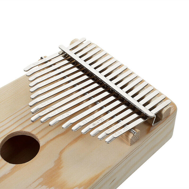 1 Set DIY 17 Steel Keys with Bridge Saddle for Kalimba Mbira Thumb Piano