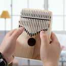 Kalimba 17 Keys Thumb Piano Mbira With Gig Bag Tuner Hammer Walnut Wood
