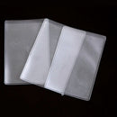 Lot Plastic Transparent Vertical ID Credit Card Holder Protector Case Cover