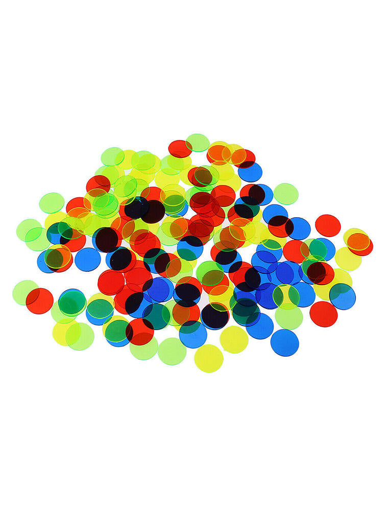 100*Count Bingo Chips Markers for Bingo Game Cards Poker Game Accessories New
