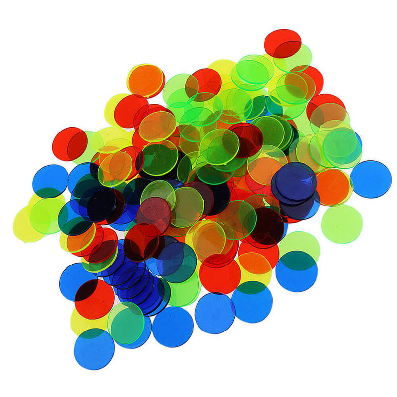 100 Pcs Bingo Chips 2cm for Kids Poker Counter Bingo Card Games New Hot