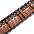 1 x Brown Abacus 17 Digits Arithmetic Tool Kid's Math Learn Aid Caculator Hot