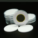 20 Pcs Clear Coin Capsules Round Plastic Coin Holder Capsule Container Hot