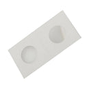 100Pcs Cardboard Coin Holder Flip Mega Assortment Currency Holders 23mm White