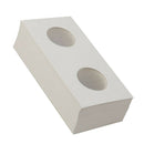 100Pcs Cardboard Coin Holder Flip Mega Assortment Currency Holders 23mm White