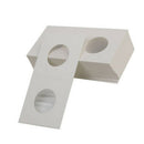 100pcs Coin Holders Box Case 2 x 2 Flips Cardboard 23mm for Collection