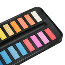 Watercolor Paint Set of 24 Solid Cake Colors Art Painting with Brush Oil Set New