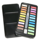 Watercolor Paint Set of 24 Solid Cake Colors Art Painting with Brush Oil Set New