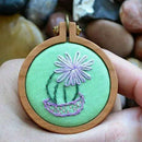 10 Set Mini Wood Cross Stitch Hoop Embroidery Circle Frame for Pendant Making
