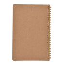 1 x Journal Notebook A5 Hardcover Cardboard Dot Grid Spiral Journal White