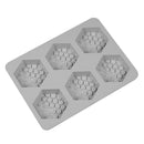 6 Cavity Silicone Honey Bee Soap Mold Mould Tray Handmade DIY Making Crafts
