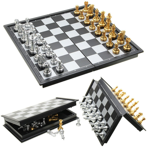 1pc Chess  Magnetic Board Hand Folding Chessboard Travel Game High Quality