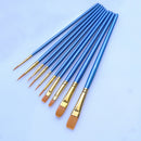 50 Pcs Professional Artist Soft Paint Brush Set Oil Acrylic Watercolour Art