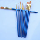 50 Pcs Professional Artist Soft Paint Brush Set Oil Acrylic Watercolour Art