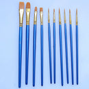 50 Pcs Professional Artist Soft Paint Brush Set Oil Acrylic Watercolour Art