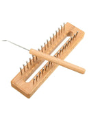 Scarf Knitting Wooden Knitting Loom Fine Board with Loom Hook & Needle