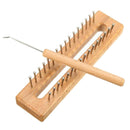 Scarf Knitting Wooden Knitting Loom Fine Board with Loom Hook & Needle
