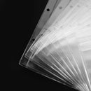 10Pcs Banknotes Album Page Paper Money Currency Collection Binder Sleeves 3-Slot