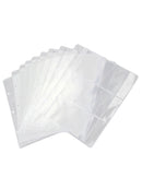 10Pcs Banknotes Album Page Paper Money Currency Collection Binder Sleeves 3-Slot