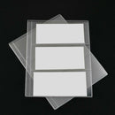10Pcs Banknotes Album Page Paper Money Currency Collection Binder Sleeves 3-Slot