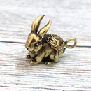 1Pcs Zodiac Rabbit Car Keychain Pendant Nafu Rabbit Luck Bracelet Pendant Gift