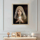 Diamond Painting DIY Embroidery Dotting Drill Rhinestone Girl Prayer