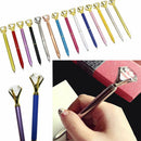 2Pcs  Ballpoint-Pen Office-Supplies Pen School Diamond Large Gift Students