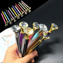2Pcs  Ballpoint-Pen Office-Supplies Pen School Diamond Large Gift Students