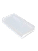 100Pcs Clear Paper Money Currency Storage Pocket Sleeve Kit with 1 Plastic Box