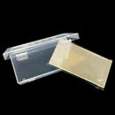100Pcs Clear Paper Money Currency Storage Pocket Sleeve Kit with 1 Plastic Box