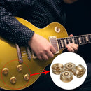 4pcs Guitar Part Speed Control Knob Numerals Electric Guitar Part Golden Color