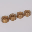 4pcs Guitar Part Speed Control Knob Numerals Electric Guitar Part Golden Color