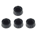 4pcs Guitar Part Speed Control Knob Numerals Electric Guitar Part Volume Control