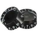 4pcs Guitar Part Speed Control Knob Numerals Electric Guitar Part Volume Control