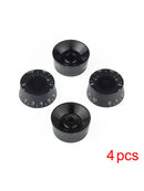 4pcs Guitar Part Speed Control Knob Numerals Electric Guitar Part Volume Control
