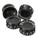 4pcs Guitar Part Speed Control Knob Numerals Electric Guitar Part Volume Control