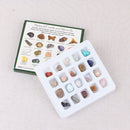 20pcs Rock Collection Mix Gems Mineral Ore Specimens Geology Science Teaching