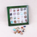 20x Rock Collection Mix Gems Mineral Ore Specimens Box Geology Educational Set
