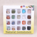 20Pcs Rock Collection Mixed Natural Mineral Ore Specimens Gemstones Education