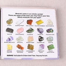 20Pcs Rock Collection Mix Gems Crystals Natural Mineral Ore Specimens Decor