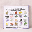 20Pcs Rock Collection Mix Gems Crystals Natural Mineral Ore Specimens Decor